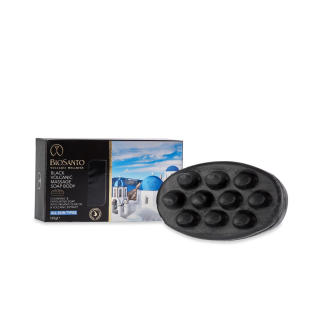 BIOSANTO black volcanic masážní tuhé mýdlo 130 g