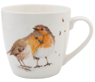 Hrnek snídaňový ROBINS ptáčci 400ml